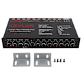 Miniatyrbillede 1 af 8: Bilstereo grafisk equalizer Universal lavpas 7-bånds variabel forstærkningsjustering High Level Input EQ til stereosystem