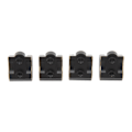 Miniatyrbilde 2 av 8: 4 stk RC Link Mount Messing Stabil Rustfri RC Oppgraderingsdeler for Axial SCX10 II AR44 Aksler 1/10 Svart
