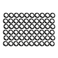 Miniatyrbillede 7 af 8: 60 stk Fiskespø Bygge Silikon Elastisk Vindingskontrol Ring Trim Ring Adapter 8,5 MM