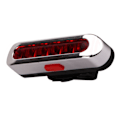 Miniatyrbilde 4 av 8: USB-oppladbart LED-baklys for sykkel, sykkelbaklys, sykkellys for nattkjøring, rød