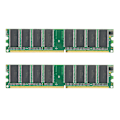 Miniatyrbilde 3 av 8: 2 stk. Minnemodul Stasjonær Datamaskin for AMD Dobbeltsidig 16-Korn DDR 1GB 400Mhz PC3200