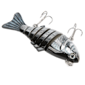 Pikkukuva 2 / 8: Kalastusväli Kestävä muovi-imitaatio Fake Multi Jointed Swimbbait Hitaasti uppoava Glidebait5#