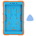 Miniatyrbild 1 av 8: Surfplattfodral Mjuka Lätta Flera Färger Handsfree Skyddsfodral för Galaxy Tab A Dator Orange