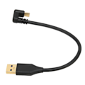 Pikkukuva 8 / 8: USB-kaapeli 5 Gbps USB 3.0A uros AMC tyyppiin C U-muotoinen kyynärpää ABS-datakaapeli latausdatansynkronointiin (0,2 m 0,66 jalkaa)