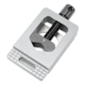 Miniatyrbillede 5 af 8: Cykelsavstyring Aluminiumlegering Cykelgaffelstyre Sadelpindestyre Justerbar Savguide til Mountainbike Cykler Sort