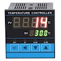 Miniatyrbilde 2 av 7: Intelligent temperaturregulator med digital PID RELAYSSR utgang 0-400℃ AC220V