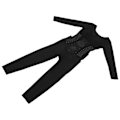Miniatyrbillede 6 af 8: Åndbar One Piece Shapewear Polyuretan Magløftende Underundertøj Mavekontrol Body Shaper Sort L
