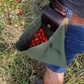 Miniatyrbillede 6 af 8: Læder og canvas Bushcraft taske Foldbar voksbehandlet canvas indvendig pose til vandreture