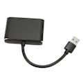 Miniatyrbild 6 av 8: USB 3.0 till Dual HD Multimedia Interface Adapter 1920x1080P 5Gbps USB C Splitter 2 skärmar Utökad skärm för bärbar dator