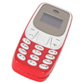 Pikkukuva 4 / 8: Maailman pienin puhelin Hands Free Bluetooth-soitin Dual SIM-kortti Lukitsematon GSM 2 in 1 Mini-matkapuhelin Punainen