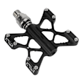 Miniatyrbillede 8 af 8: 1 par LP Litepro K5 Cykel Hurtigudløsningspedaler Aluminiumlegerings Cykellagerpedaler til Road Mountain Folding Bikes Sort