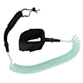 Miniatyrbilde 2 av 8: 7mm 10 fot Surfing fottautoppheng Justerbar Elastisk TPU Surfboard Beinstropper Stand Up Paddle Leash Transparent Lys Blå