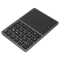 Miniatyrbild 5 av 8: Trådlös numerisk knappsats Touchpad Design 22 tangenter 2,4G Dual Mode Anslutning Typ C Gränssnitt Laptop Tangentbord Grå