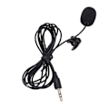 Miniatyrbillede 1 af 8: Håndfri Lapel Mikrofon med støjreduktion 3,5 mm stik Lapel Mikrofon til IOS PC-kamera MP3