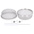 Miniatyrbillede 1 af 8: 2 stk RV vandvarmer ventilationsdæksel rustfrit stål 2,8 tommer flyvende insektnet RV ovn ventilationsdæksel Mesh