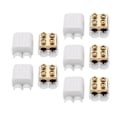 Miniatyrbillede 8 af 8: 5 stk Splitter Wire Connector 1 ind 2 ud Messingledere High Power Hurtig Ledningsforbindelse terminalblok 1000V 100A