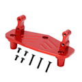 Miniatyrbillede 5 af 8: Styre Servo Montering Braket Base i Aluminium Legering til 1/8 Losi LMT Truck Modificeringsdele Rød