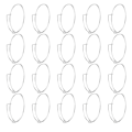 Miniatyrbilde 8 av 8: 20 stk rustfritt stål, utvidbart armbånd, justerbart DIY håndlaget sølv armbånd