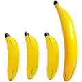 Miniatyrbillede 1 af 5: Oppustelig Banan Sæt - 4 Dele