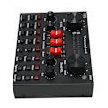 Miniatyrbillede 7 af 8: Bluetooth Live Lydkort 8 Tilstande Stemmeomformer Lydmixerkort med 16 Lydeffekter til Karaoke Live Streaming Sort
