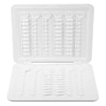 Miniatyrbillede 4 af 8: 120 Farver Nail Color Display Book Demonterbar Snap On Design Nail Display Book med 120 stk Negletips Hvid til Manikyr