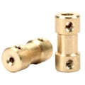 Miniatyrbillede 7 af 7: 5 stk Motoraksle Koblingsmuffe Koblingshylse Overføringskobling Adapter (3,0-6,0 mm)