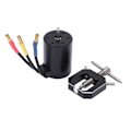 Miniatyrbild 6 av 8: 3650 3500KV Borstlös Motor Växellåda Dragare Traktoruppsättning Uppgradering Vattentät för 1/10 1/8 RC Bil