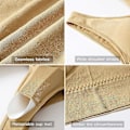 Pikkukuva 4 / 5: Iskun kestävä urheiluliivi naisille | Kevyt tuki, irrotettavat pehmusteet | Jooga, kuntoilu, salitreeni | Hengittävä nylon ja spandex | 10 väriä | S-4XL, Beige