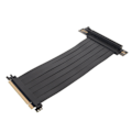Pikkukuva 2 / 8: PCIE 3.0 X16 jatkokaapeli, nopea joustava 90 asteen jatkokortti, jatkokaapeli, grafiikkasuorittimen jatkokaapeli, musta, 30 cm / 11,8 tuumaa