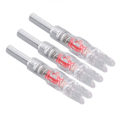 Miniatyrbilde 5 av 8: 3 stk Lysende Nocks for Piler Automatisk Belysning 6,2 mm Indre Diameter Pil Sjakt Lysende Pilhale for Utendørs Rød
