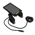Miniatyrbillede 2 af 8: Elektrisk cykel Display Måler Stor skærm M6C LCD Scooter Display Kontrolpanel med vandtæt kontakt til modifikation