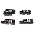 Miniatyrbilde 7 av 8: 4 stk tonerkassettsett for Xerox Phaser 6000 6010 Workcentre 6015 skriver