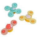 Miniatyrbillede 3 af 8: 3 stk. Sugerørsspinnere Legetøj, Roterende Blomst Sugerørsspinnere Legetøj, Vandafvisende Rustfri Baby Fidget Spinners Badeværelseslegetøj
