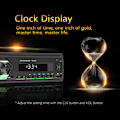 Pikkukuva 6 / 8: 1 Din 12V Auton MP3-soitin Bluetooth-kaiutinvapaalla kädet -auton FM-radio Värikkäät valot Auton MP3-multimediasoitin