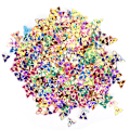 Miniatyrbillede 3 af 8: Konfetti Blomformede Glitter Paljetter Farve Party Bryllup Støv Del Dekoration Tilbehør (1,5 cm Trekantede Blomster)