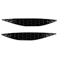 Pikkukuva 1 / 8: 2 kpl Kiiltävän musta takapuskurin heijastin Honeycomb Delete Set Sopii MK7 2013-2016