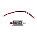 Miniatyrbild 1 av 8: 80T RC-motor Lågbrusborstad motorbyte för AXIAL SCX24 1/24 RGT RC bandbil