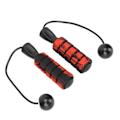 Miniatyrbild 2 av 8: Sladdlöst hopprep Noiseless Sports Weighted Ropeless hopprep Verktyg för inomhusträning