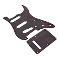 Miniatyrbilde 4 av 8: GSSS28 Elgitarrshield Rosewood for ST Three Single Pickguard med bakplate