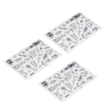 Miniatyrbilde 3 av 8: 3 stk. Klare Stempler Julemønster TPR Transparent DIY Scrapbooking Stempler for Preging av Kort