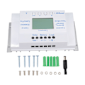 Miniatyrbillede 1 af 8: 12V 24V Solcellecontroller Smart Solladningscontroller MPPT T40A med skærm