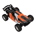 Miniatyrbilde 4 av 8: 1/30 2.4G Høyhastighets RC-bil 80m Fjernkontrollrekkevidde 20km/t Maksimal hastighet Lang standby Racingbil Oransje