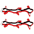 Miniatyrbillede 5 af 8: Væg- og Loftsfiskerstangstativ Rem Webbing Fiskerstang Overhead Vægmontering Holder Organizer