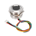 Miniatyrbild 2 av 8: R503 Circular Capacitive Fingerprint Identification Module med 2-färgad ringindikatorlampa