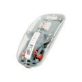 Miniatyrbillede 8 af 8: Trådløs Bluetooth-mus Transparent Clear Cool Shell Mute Click Farverige Åndende Lys Bærbar Computer Mus Grøn
