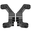 Miniatyrbilde 6 av 8: 2 stk aluminiumlegering foran C-sete Passer for Redcat Gen8 1/10 RC-biler Nav Hjulfeste Svart