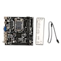 Pikkukuva 1 / 8: Työpöytäemolevy LGA1155 liitäntä Dual Channel DDR3 4 SATA 2.0 M.2 NVME PCIe 2.0 X16 VGA HD-lähtö ITX-emolevy