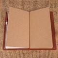 Miniatyrbillede 5 af 8: Klassisk rejse notesbog i PU-læder Personlig dagbog, genopfyldningsbar notesbog (rød)