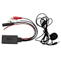 Miniatyrbild 3 av 8: Bil Bluetooth 5.0 Trådlös Modul 1.5m Kabel Handsfree Mikrofon för Clarion 2RCA Ljudport