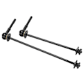 Miniatyrbillede 7 af 8: RISK 1 par MTB Cykelnav Hurtigudløsningsaksler Cykel Titanium Legering Akselspyd Spak Sort